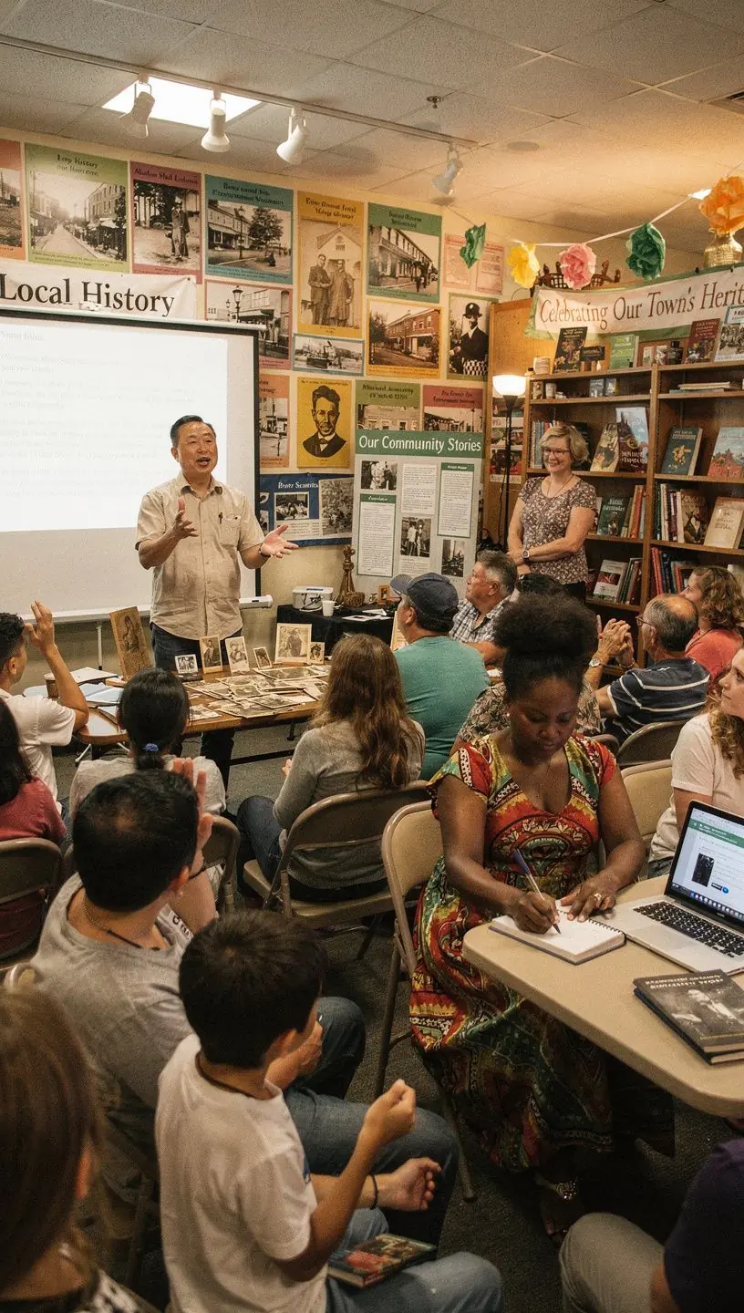 Local activists collaborating at a community event.